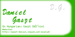 daniel gaszt business card